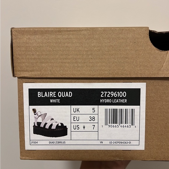 Dr. Martens White Platform Sandals - Picture 3 of 3